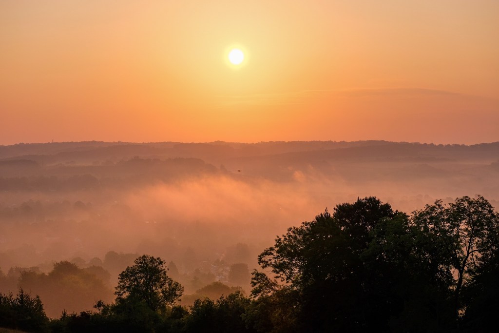 Misty Sunrise Goring Gap